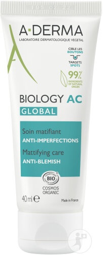 ADERMA Biology AC Crema matifianta anti-imperfectiuni, 40 ml - imagine 3
