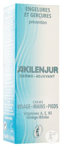 Akileïne Akilenjur Cremă pentru Față - Mâini - Picioare Tub 75ml