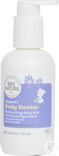 Bee Nature Body Nectar Babyzz 0-3 Lapte De Corp Hidratant Flacon Cu Pompiță 200ml