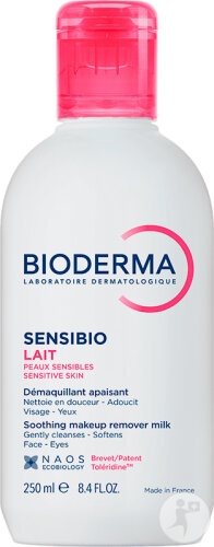 Lapte demachiant Sensibio, 250 ml, Bioderma - imagine 5