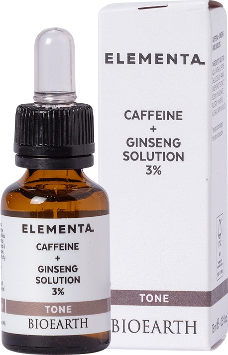 Bioearth Elementa Tone Ser Cu Cafeină Şi Ginseng 3% 15ml