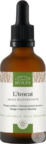 Comptoir Des Huiles Ulei de Avocado Regenerant pentru Față/Corp/Păr 50ml