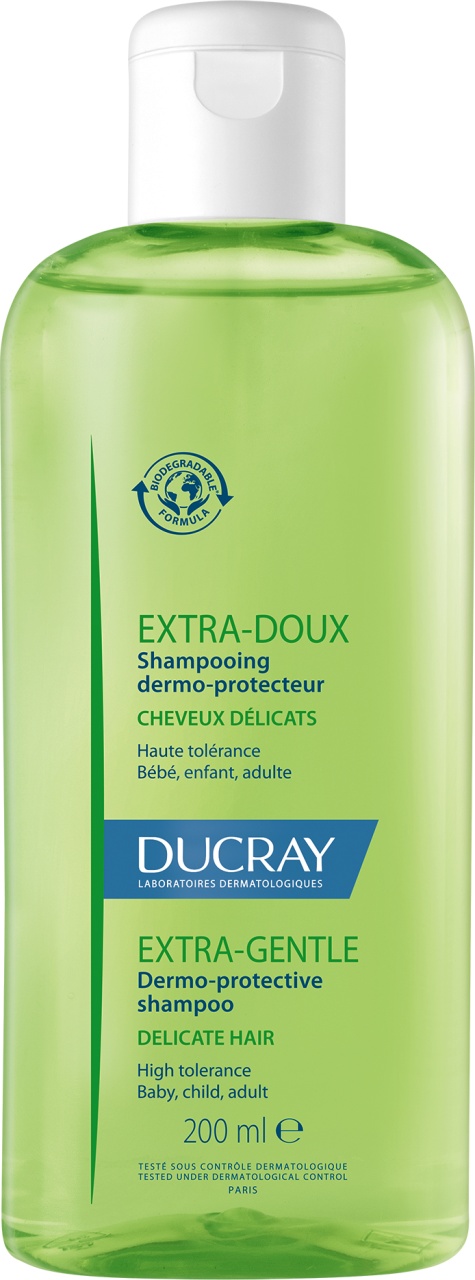 Ducray Extra-Gentle Dermo-Protecteur Șampon Utilizare Frecventă Toleranță Mare 200ml