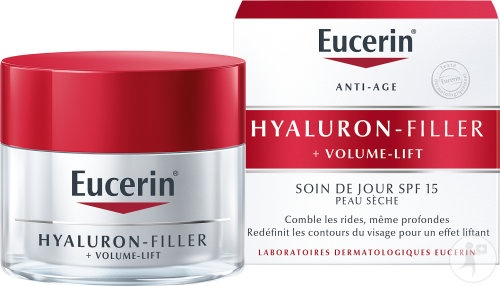 Eucerin Hyaluron-Filler + Volume-Lift SPF15 Cremă De Zi Pentru Piele Uscată 50ml