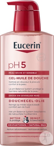 Eucerin pH5 Gel-Ulei De Duș Piele Uscată și Sensibilă 400ml