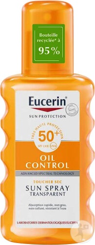 Eucerin Sun Oil Control SPF50+ Touch Spray Transparent 200ml