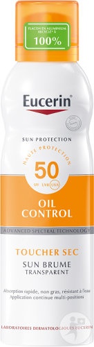 Eucerin Sun Oil Control Spray Protecție Solară SPF50 200ml