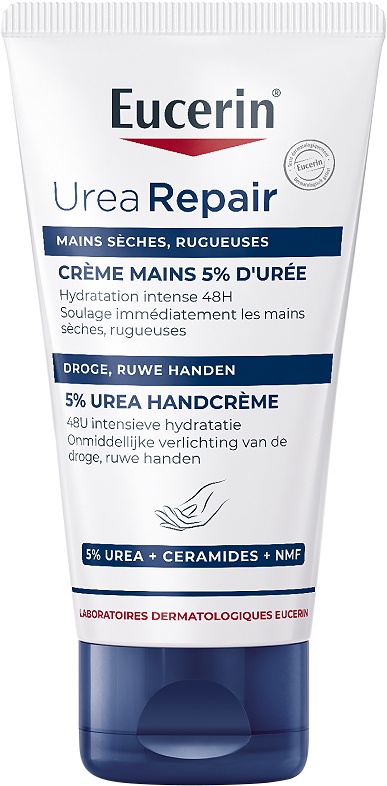 Eucerin UreaRepair Plus Cremă De Mâini 5% Uree Piele Uscată Și Aspră Tub 75ml