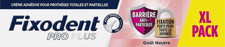 Fixodent Pro Plus Barieră Anti-Particule Gust Neutru Tub 57g
