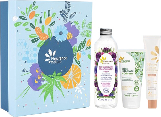 Fleurance Nature Set Cadou Ritual De Înfrumusețare A Tenului 3 Produse