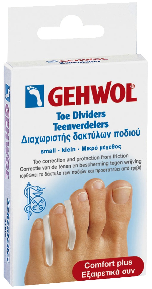 Gehwol Separator Degete Antifrecare Polimer-Gel Variantă Mică 3 Bucăți