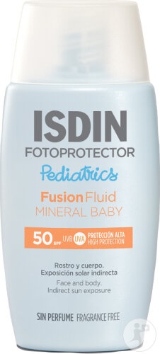 Isdin Fotoprotector Pediatrics Fusion Fluid Mineral Baby SPF50 Tub 50ml