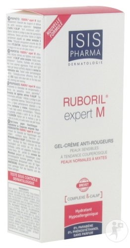 Isispharma Ruboril Expert M Gel-cremă Antiroșeață Tub 40ml