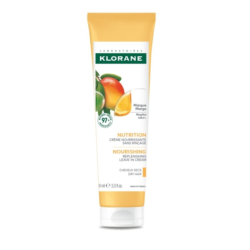 Klorane Cremă Hrănitoare Fără Clătire Cu Mango 100ml