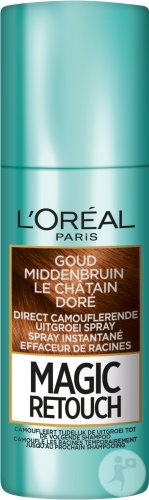 L’Oréal Paris Magic Retouch Șaten Auriu Spray Instant Pentru Rădăcini 75ml