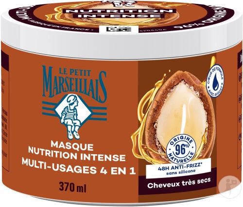 Le Petit Marseillais Mască 4 În 1 Nutriție Ulei De Argan Bio 370ml