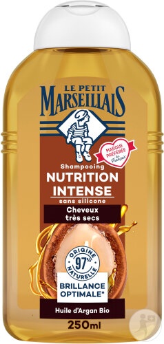 Le Petit Marseillais Șampon Infuzie Ulei Hrănitor Gălbenele Ulei Argan Bio 250ml