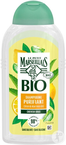 Le Petit Marseillais Șampon Purifiant Cu Lămâie Și Aloe Vera Flacon 250ml
