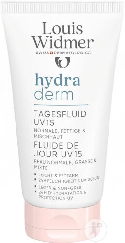 Louis Widmer Hydraderm Fluid De Zi SPF15 Tub 50ml