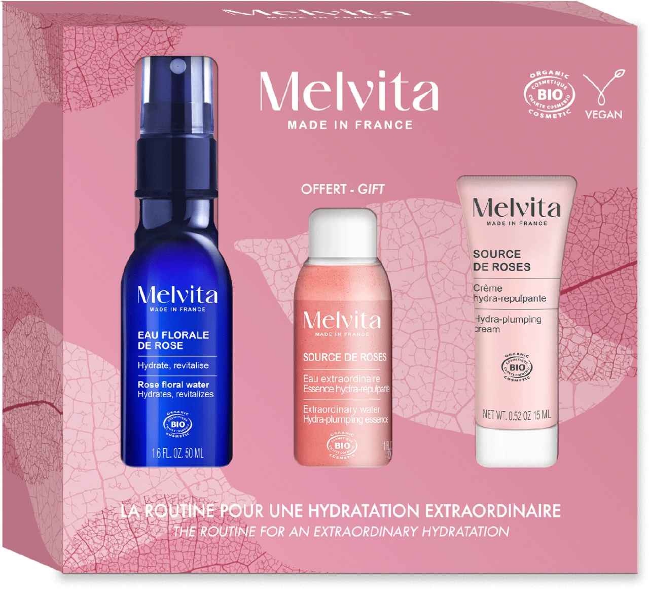 Melvita Set Cadou Source De Roses 3 Produse