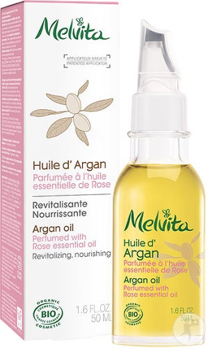 Melvita Ulei De Argan Bio Parfumat Cu Ulei Esential De Tandafir Flacon 50ml