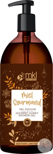 Mkl Green Nature Gourmet Gel De Duș Cu Miere Ediție Limitată Sticlă Cu Pompă 1l