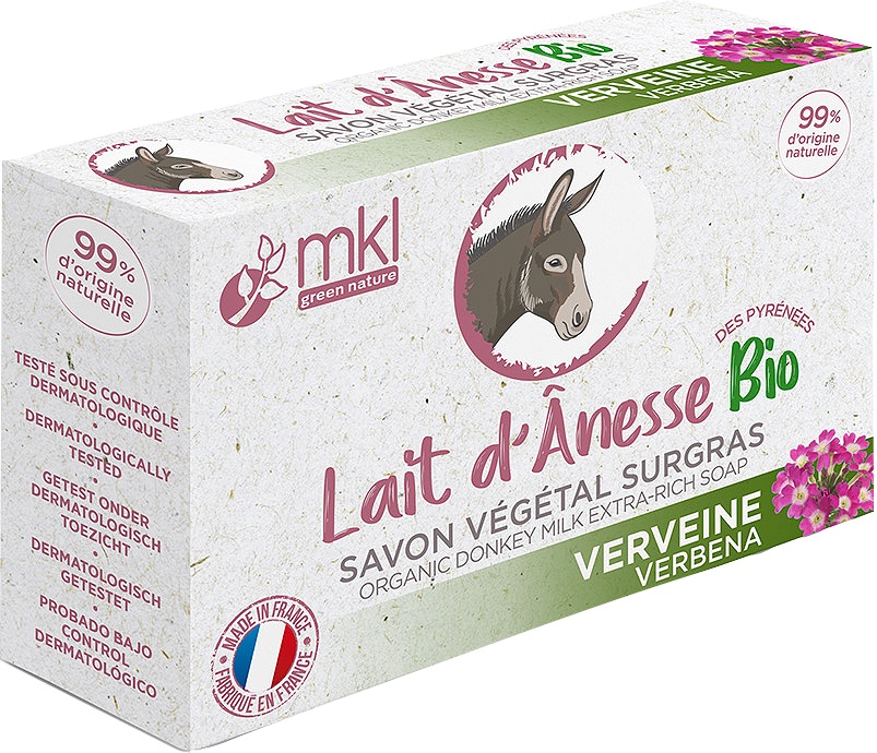 MKL Green Nature Săpun Vegetal Rehidratant Cu Lapte De Măgăriță Organic Verbină 100g