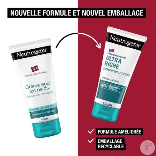 Neutrogena Cremă Ultra Hidratantă Pentru Picioare Uscate Și Aspre 150ml