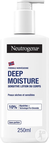 Neutrogena Loțiune De Corp Hidratantă Intensă Pentru Piele Sensibilă Flacon Cu Pompă 250ml