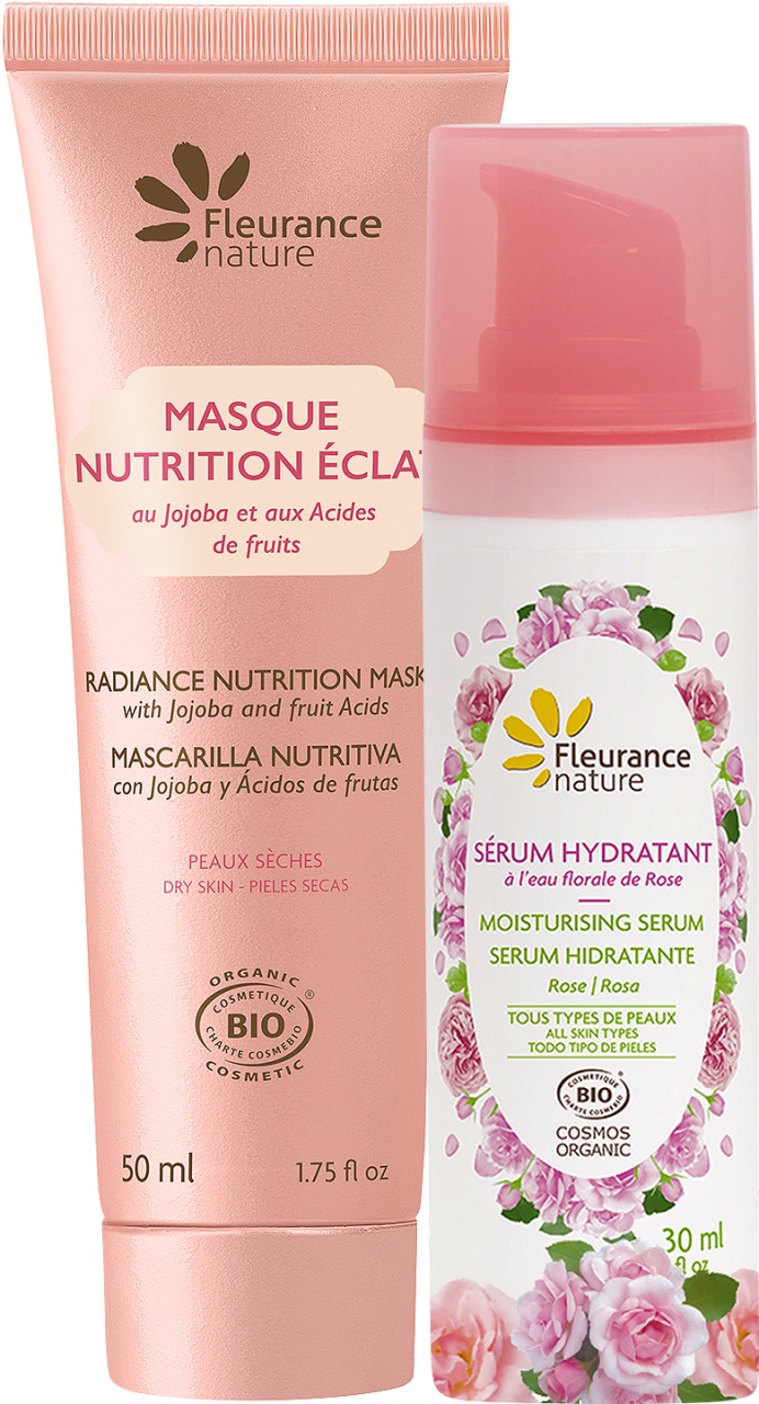 Fleurance Nature Nutrition Éclat Masca Bio + Ser Hidratant