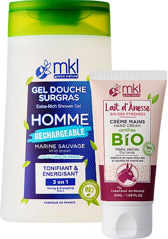 MKL Green Nature Gel De Duș Surgras Ultra-Hrănitor Bărbați Bio + Cremă De Mâini