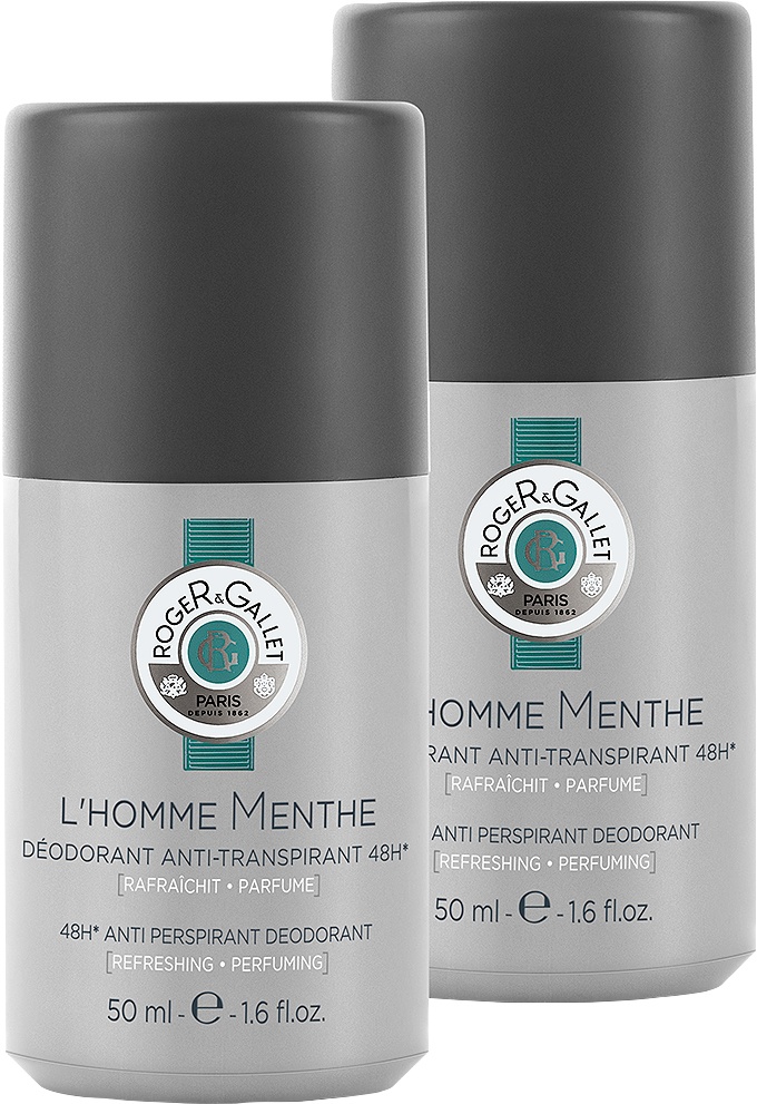 Roger&Gallet L'Homme Menthe Deodorant Anti-Transpirant 2x50ml