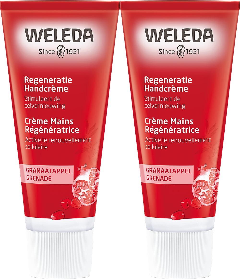 Weleda Cremă De Mâini Cu Rodie Tub 2x50ml