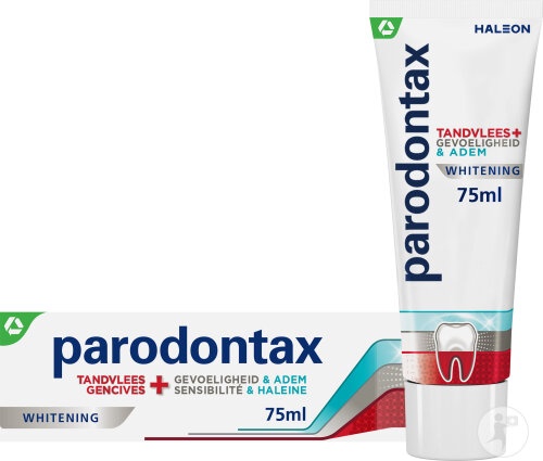 Parodontax Albire Pastă De Dinți Pentru Gingii + Sensibilitate Și Halenă Tub 75ml