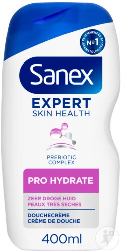 Sanex Expert Skin Health Shower Cream Hidratant Piele Foarte Uscată Flacon 400ml