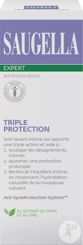Saugella Expert Protecție Triplă Cu Cimbru Și Zinc Flacon 250ml