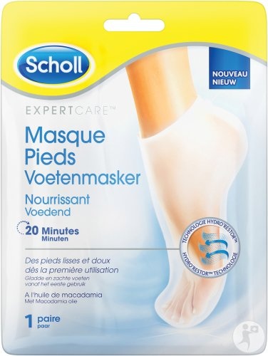 Scholl Expert Care Mască HrănitoarePentru Picioare 1 Pereche
