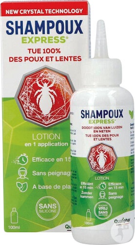 Shampoux Express Loțiune Anti-Păduchi Și Lenduri Insectifugă Flacon 100ml