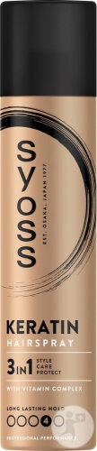 Syoss Lac De Păr Cu Keratină 300ml
