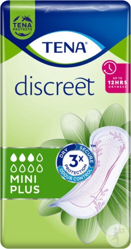 Tena Discreet Mini Plus Absorbante Pentru Scurgeri Urinare Ușoare Până La Moderate 20 Bucăți