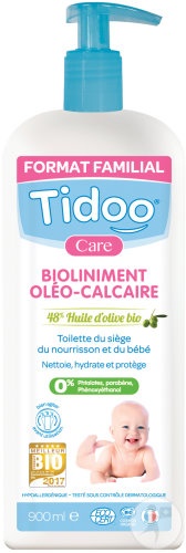 Tidoo Care Bioliniment Oleocalcar Cu Ulei De Măsline Bio Flacon Cu Pompiță 900ml