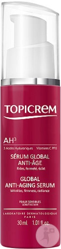 Topicrem AH3 Ser Global Anti-Îmbătrânire Ten Sensibil Flacon Pompă 30ml