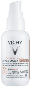 Vichy Capital Soleil UV-Age Daily Pigment Fluid Anti-Îmbătrânire Colorat SPF50+ Nuanta Medium 40ml