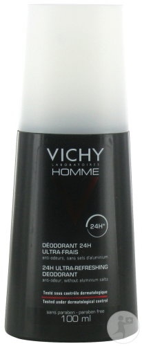 Vichy Homme Deodorant Ultra-Proaspăt 24h Hipoalergenic Spray 100ml