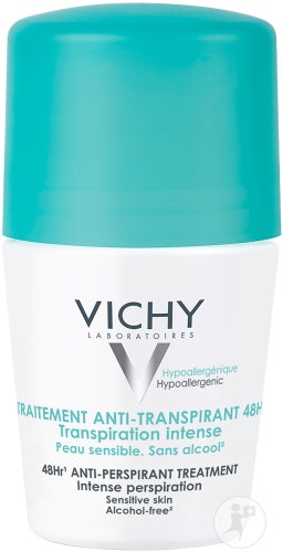 Vichy Tratament Antiperspirant 48h Piele Sensibilă Roll-On 50ml