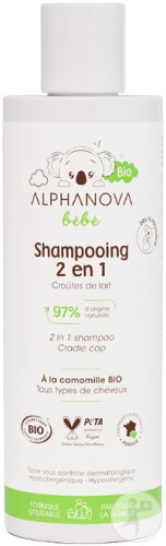 Alphanova Bébé Șampon 2in1 Bio Flacon 200ml