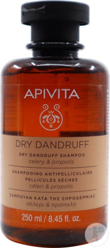 Apivita Şampon Anti-Mătreață Cu Țelină Și Propolis 250ml