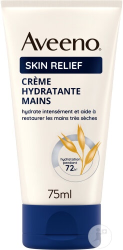 Aveeno Skin Relief Cremă De Mâini Hidratantă Fără Parfum Tub 75ml