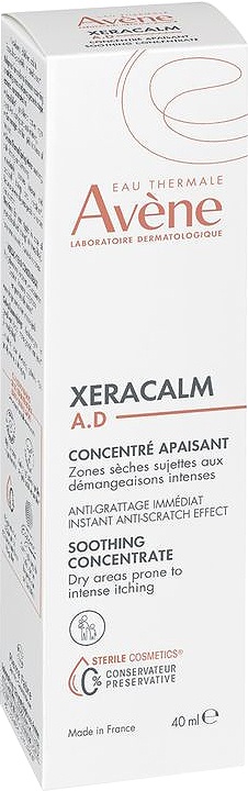 Avène Xeracalm A.D Cremă Calmantă Pentru Zone Uscate Cu Eczemă Atopică 40ml