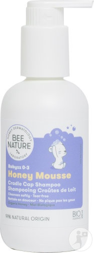 Bee Nature Honey Mousse Babyzz Șampon Pentru Cruste De Lapte Flacon Cu Pompiță 200ml